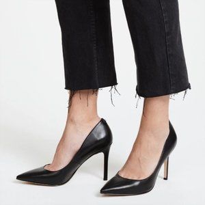 SAM EDELMAN Hazel Black Leather classic pump - size 8